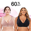 MASI BRA - Plus Size Front Closure Elastic Push Up Comfort Bra