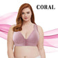 MASI BRA - Plus Size Front Closure Elastic Push Up Comfort Bra