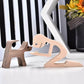 🐕Man and Cat Wood Sculpture Ornaments