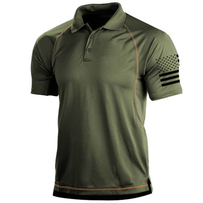 Men's Summer Outdoor Activities Sports Polo Collar Bottoming Sweatshirts