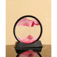 Moving Sand Art Picture Round Glass 3D 7/12inch