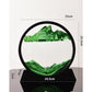 Moving Sand Art Picture Round Glass 3D 7/12inch
