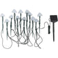 Outdoor Solar LED Mushroom Lights Patio String Lights