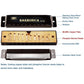 VerseVida™  Professional Harmonica in C Key with Case