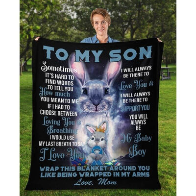 To My Son - From Mom  - A373 - Premium Blanket