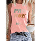 Women's Pro Roe 1973 Print Sleeveless T-Shirt