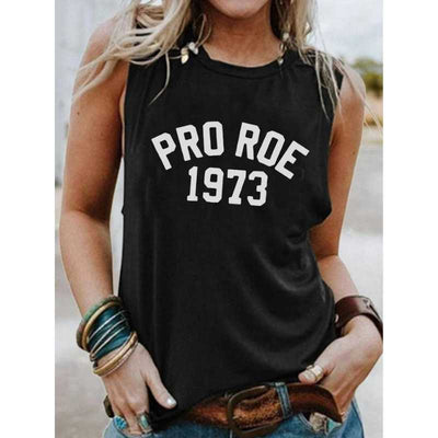 Women's Pro Roe 1973 Print Sleeveless T-Shirt