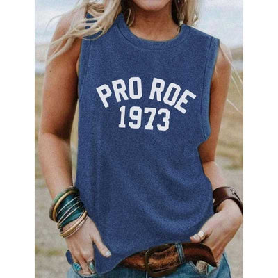 Women's Pro Roe 1973 Print Sleeveless T-Shirt