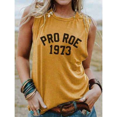 Women's Pro Roe 1973 Print Sleeveless T-Shirt