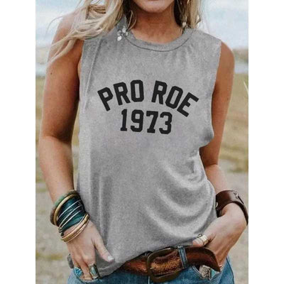 Women's Pro Roe 1973 Print Sleeveless T-Shirt