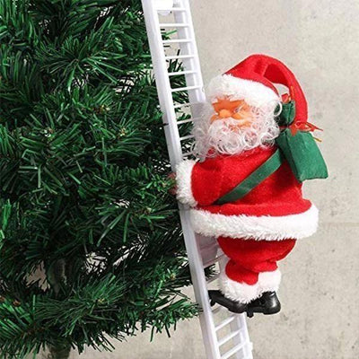 The climbing Santa Claus