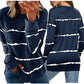 Women Casual Stripe Pullover Tops