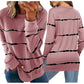 Women Casual Stripe Pullover Tops