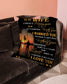 To My Wife - Husband Premium Blanket