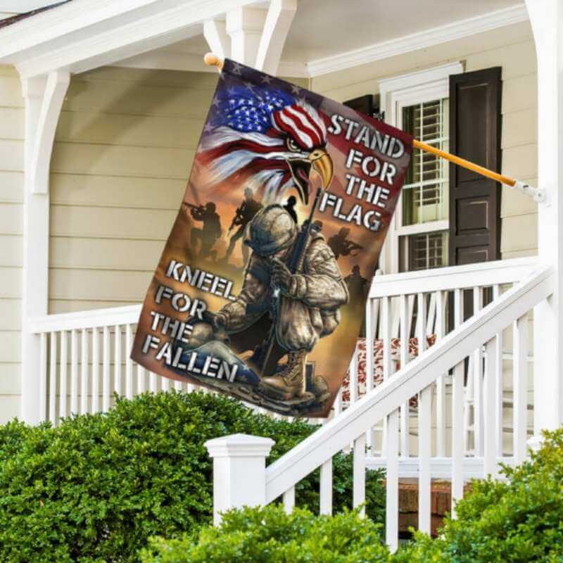 American Veterans Eagle Proud Served Memorial Day Flag