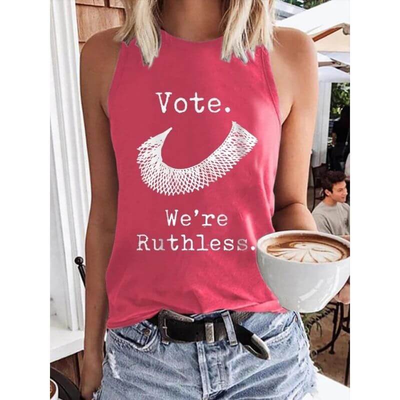 Letter Printed Vest