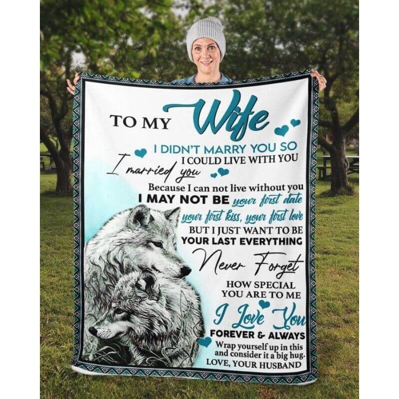 WOLF QUILT - TO MY WIFT