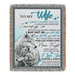 WOLF QUILT - TO MY WIFT
