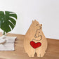 Bear Family Handmade Wooden 3D Puzzle