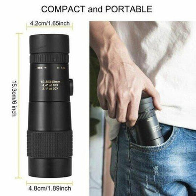 【Free Shipping】2021 4K 10-300X40mm Super Telephoto Zoom Monocular Telescope