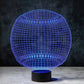 Baseball 3D Illusion Lamp
