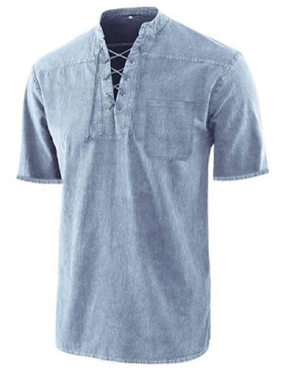 Men's Gothic Retro Short Sleeve Shirt