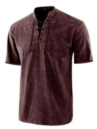 Men's Gothic Retro Short Sleeve Shirt