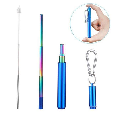 Reusable Telescopic Eco-friendly Straw - BUY 2 FREE SHIPPING