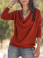 You’re Getting Warmer Cowl Neck Top
