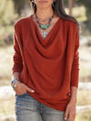 You’re Getting Warmer Cowl Neck Top