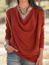 You’re Getting Warmer Cowl Neck Top